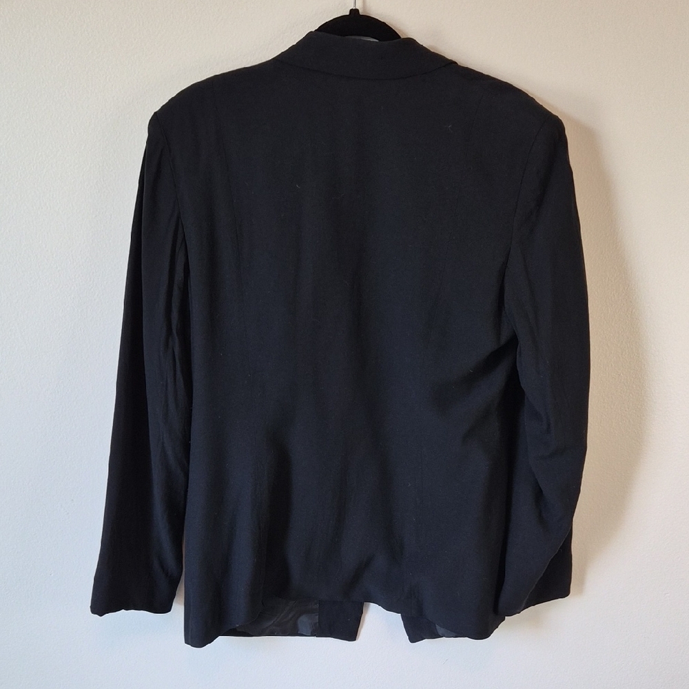 Hugo Buscati | Vintage Classic Black Blazer Sz 12 - Picture 4 of 5